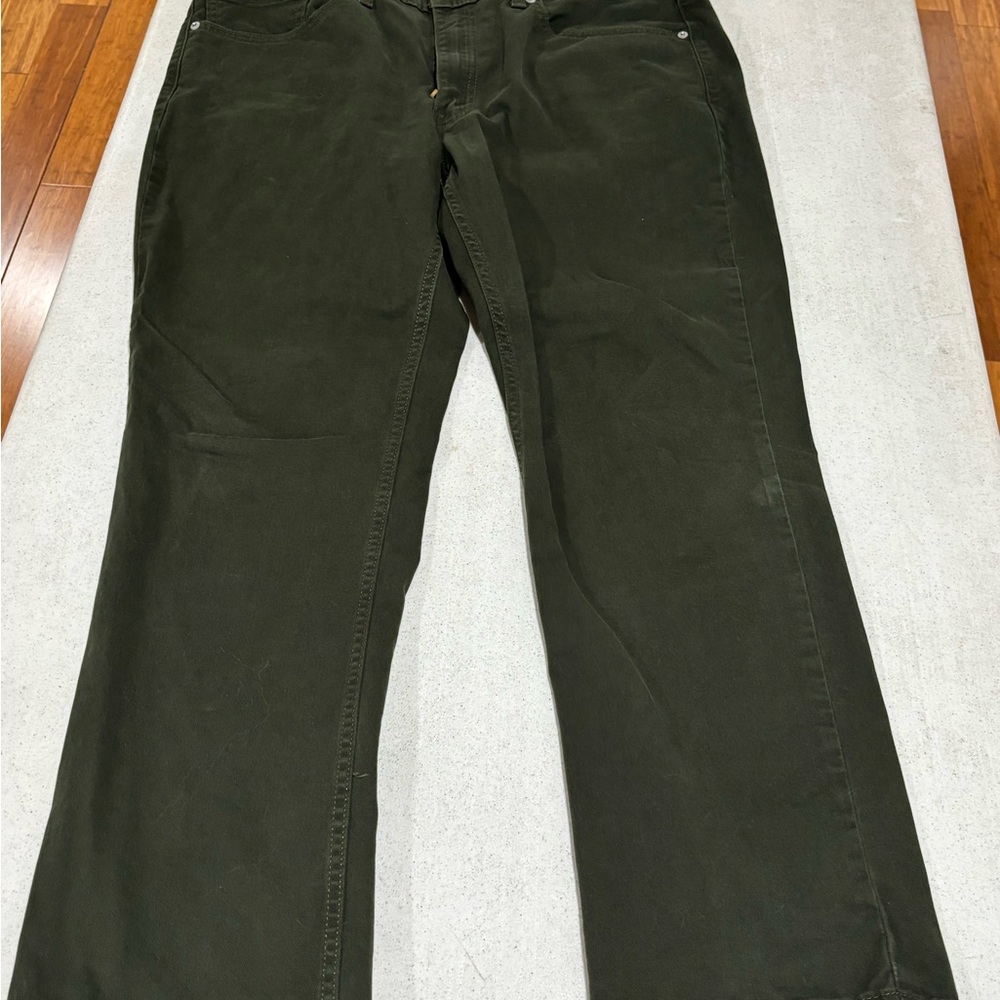 Levi's Green Straight Leg Jeans Classic Denim